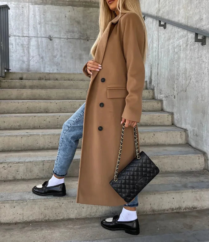 Image of Tara | Women's Belted Double-Breasted Coat