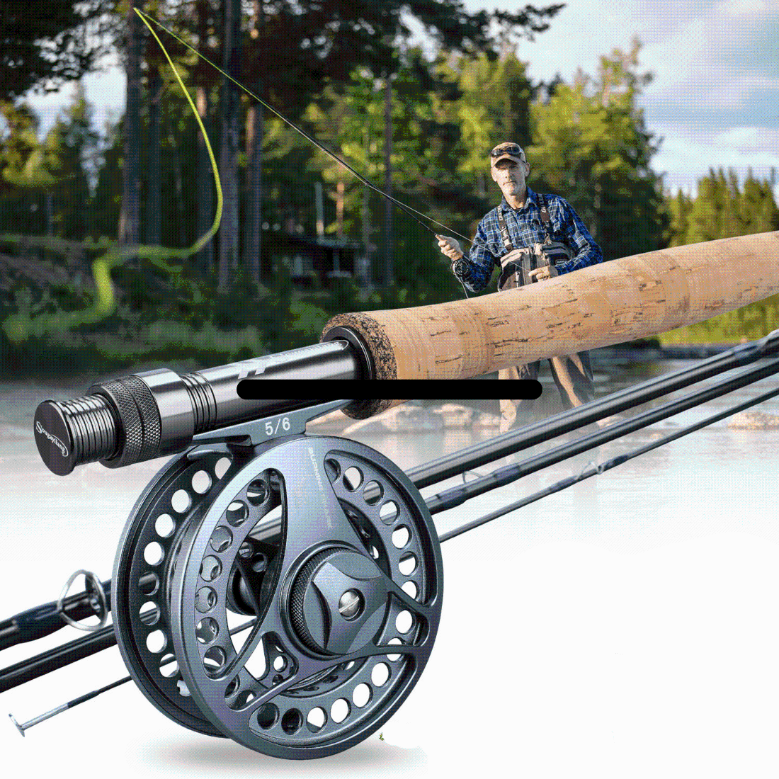 Ultralight Fly Fishing Rod & Reel Combo