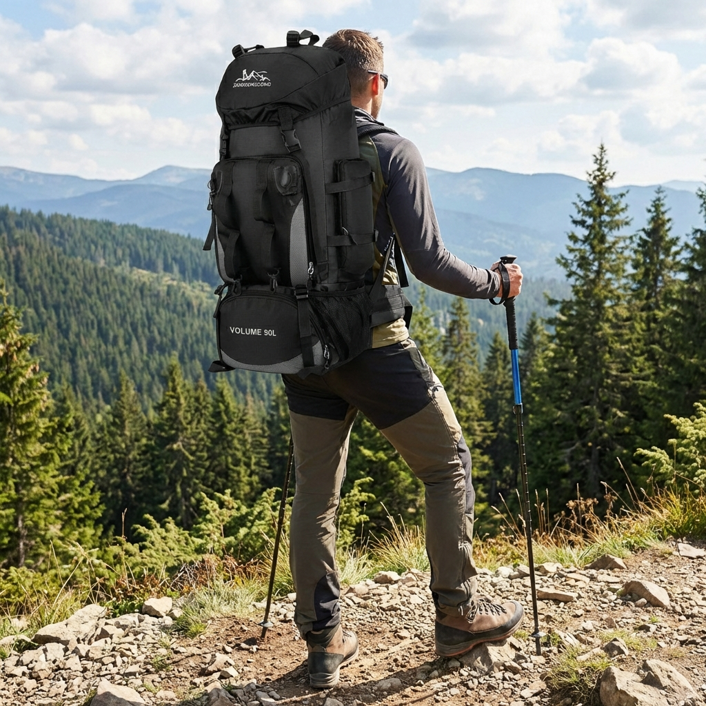 Ultralight Waterproof 90L Hiking Backpack