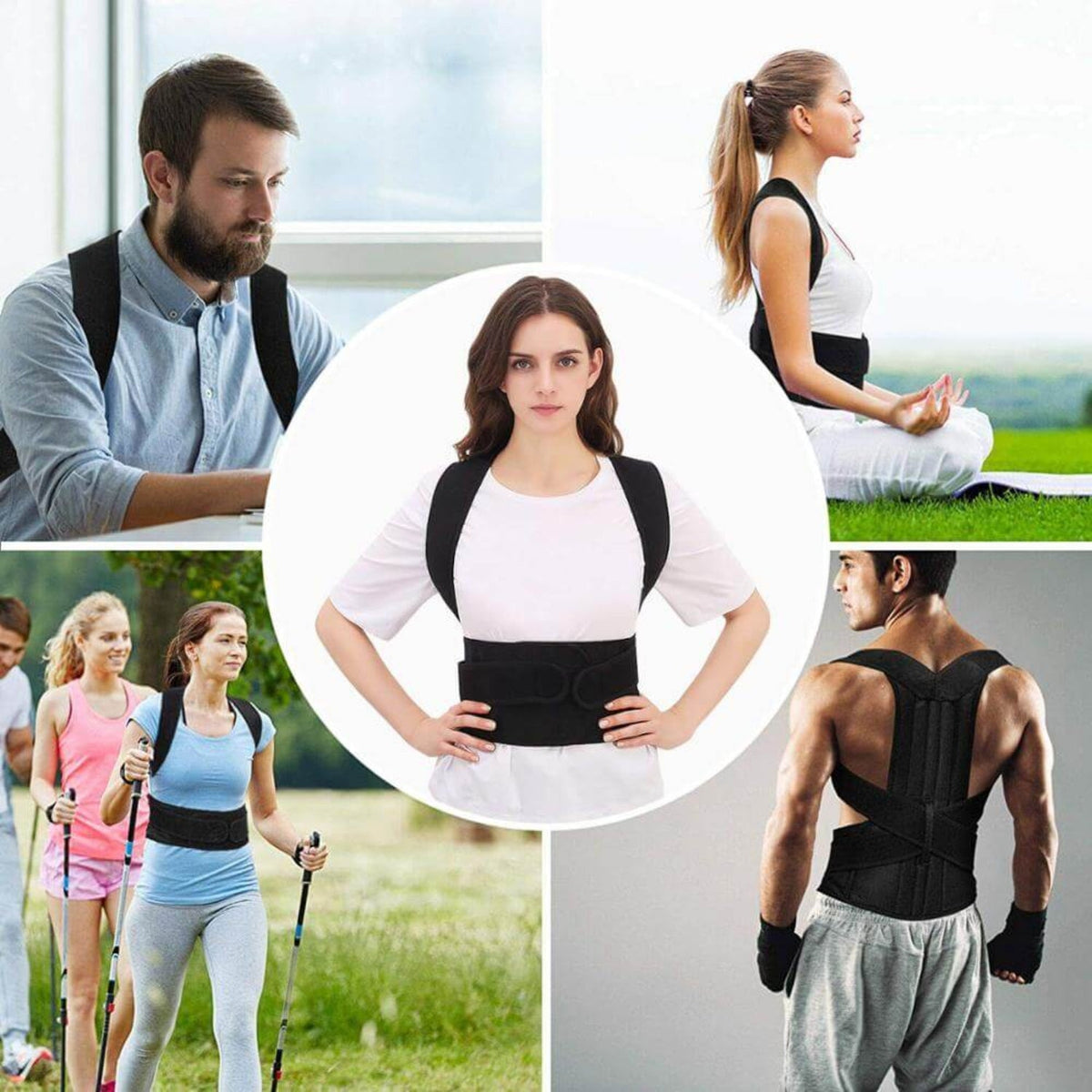 Unisex Back Posture Corrector Alignment Vest Support