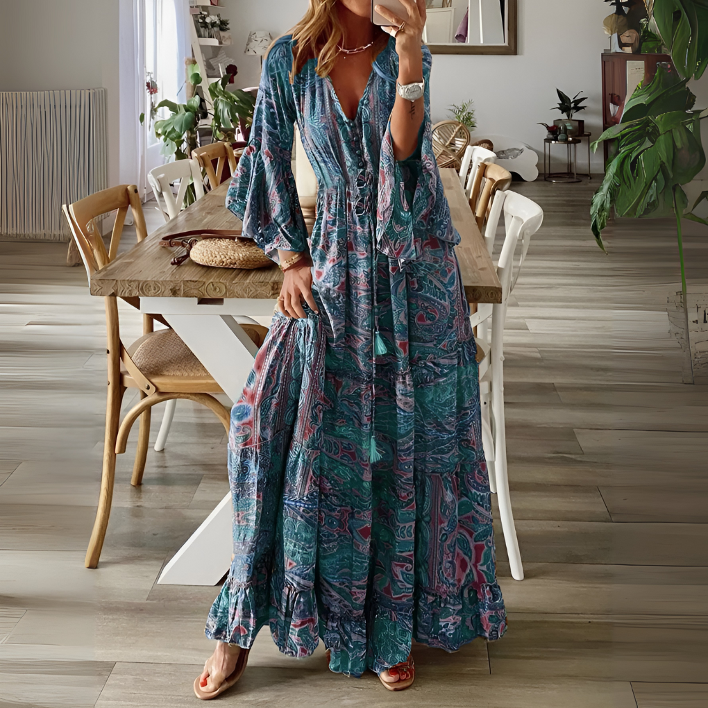 Women's Bohemian Maxi Dress