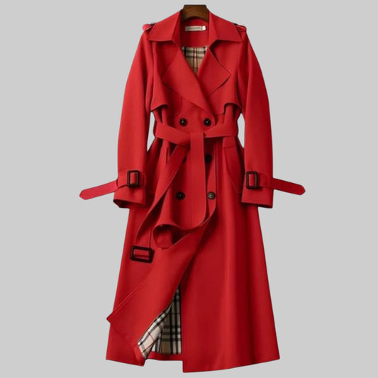 Women's Double-Breasted Trench Coat