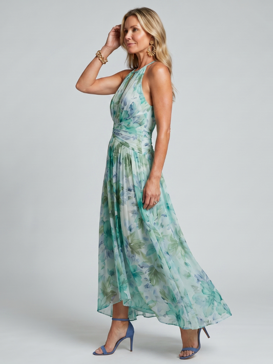 Women's Halter Maxi Dress