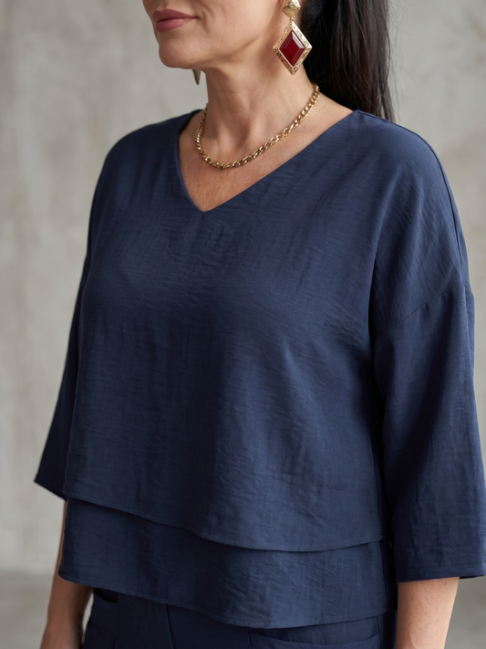 Women's Layered Wide-Leg Set