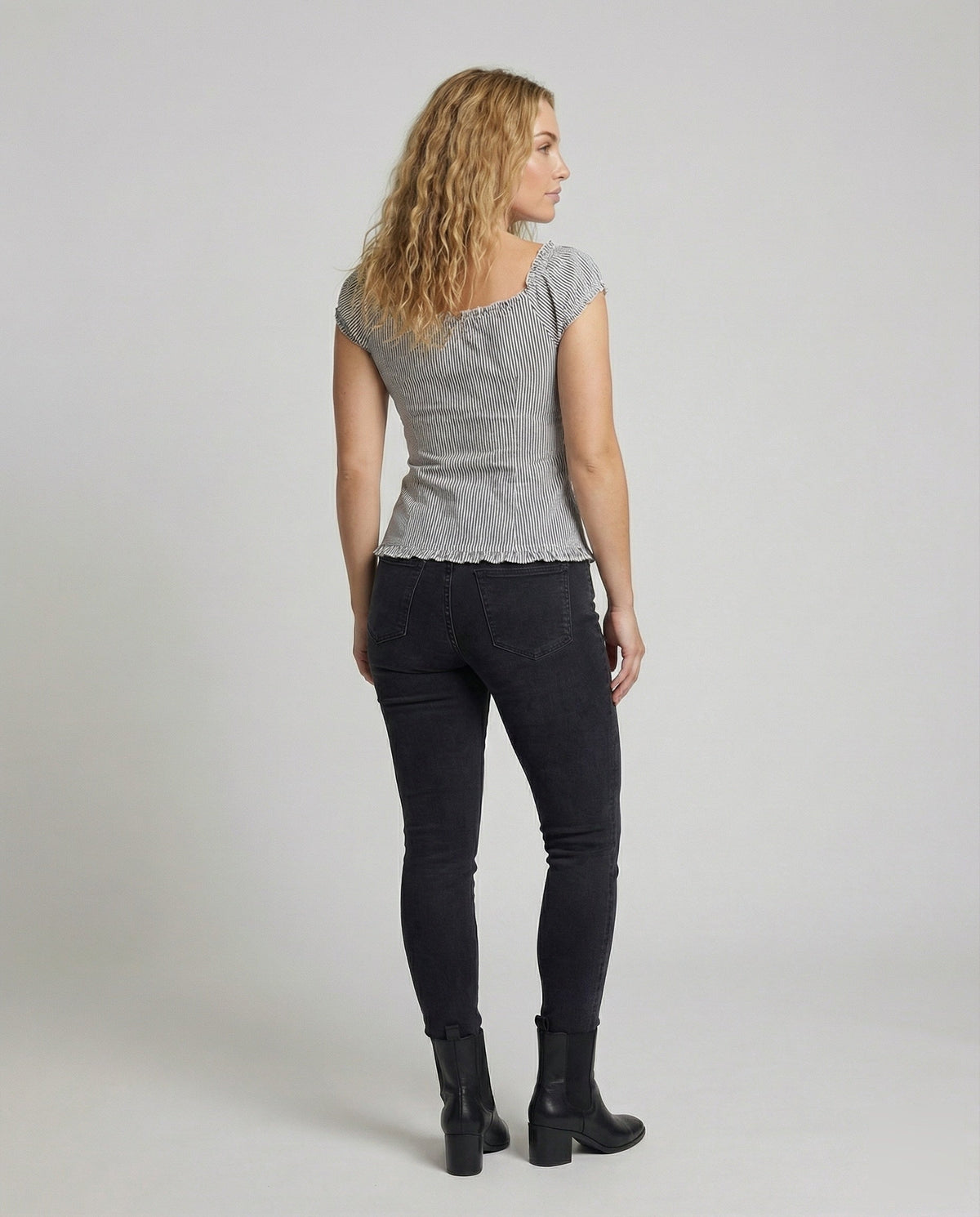 Women's Off-the-Shoulder Blouse with Puff Sleeves