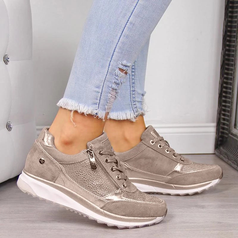 Women's Orthopaedic Zipped Sneakers