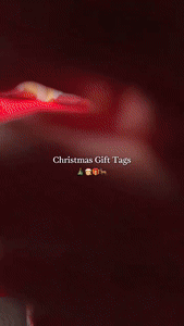 100-Piece Christmas Gift Labels