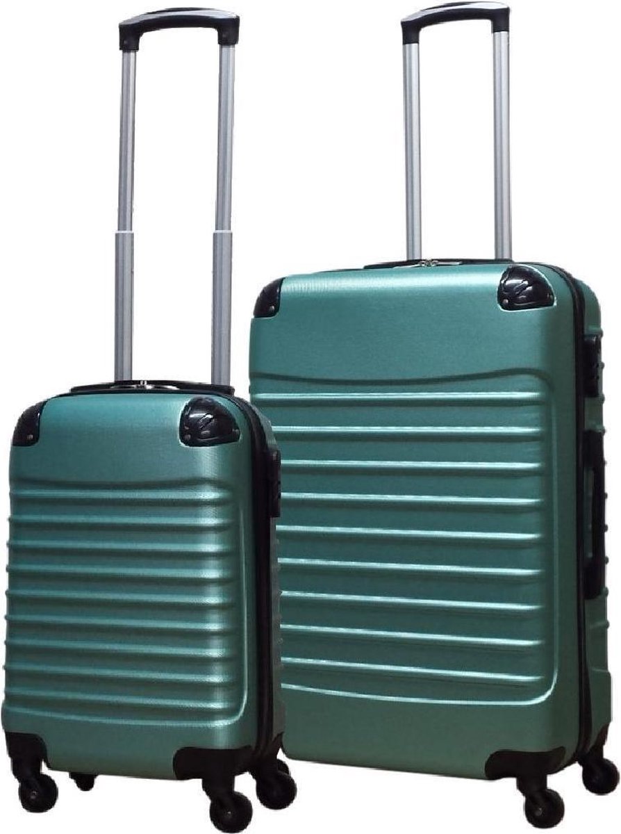 2-Piece ABS Hard Case Luggage Set for Travel