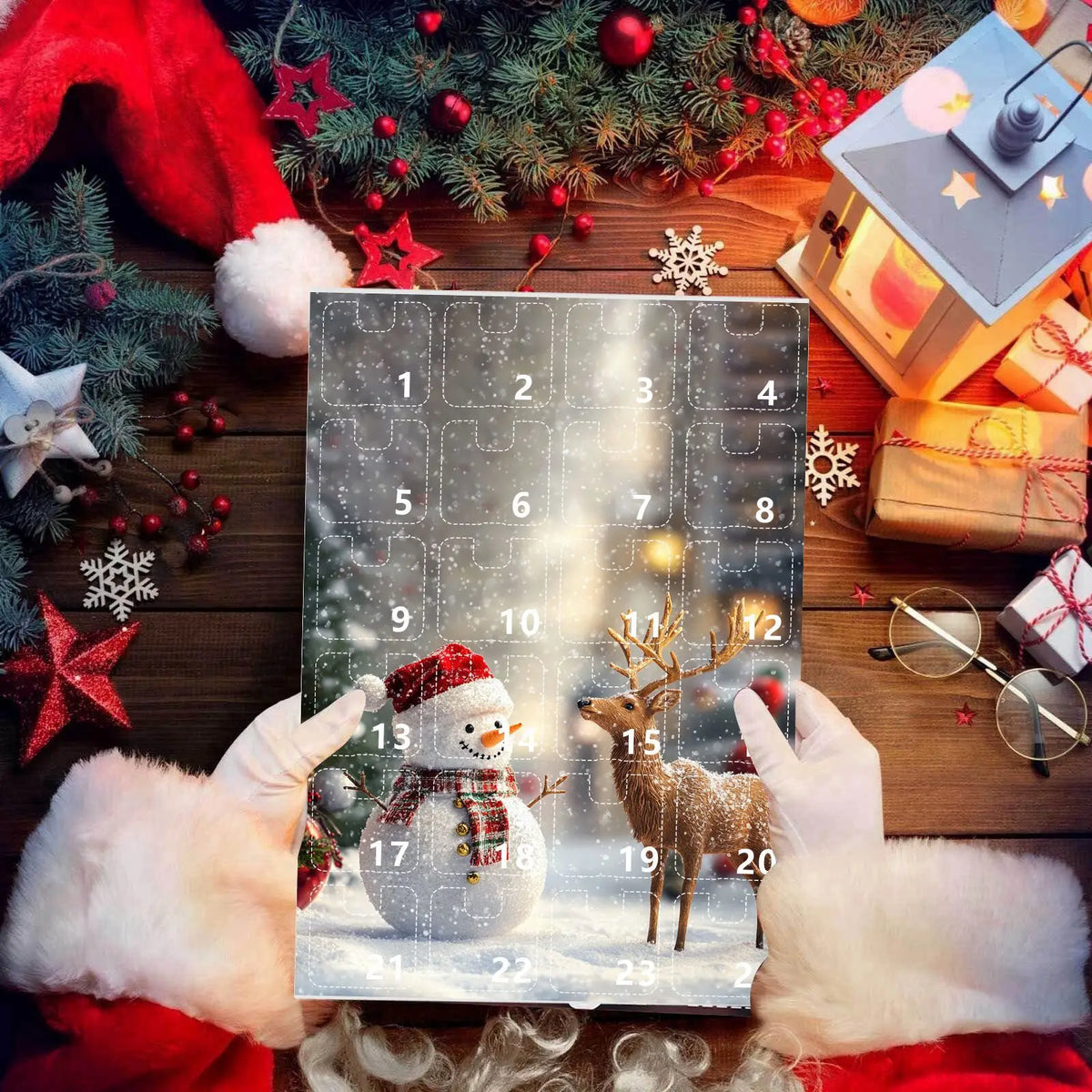 2026 Christmas Advent Calendar with 24 Surprises for Kids and Adults – Unique Family Activity