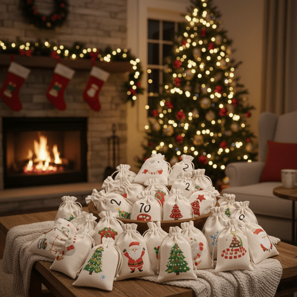 24 Advent Gift Bags for Sweet Surprises