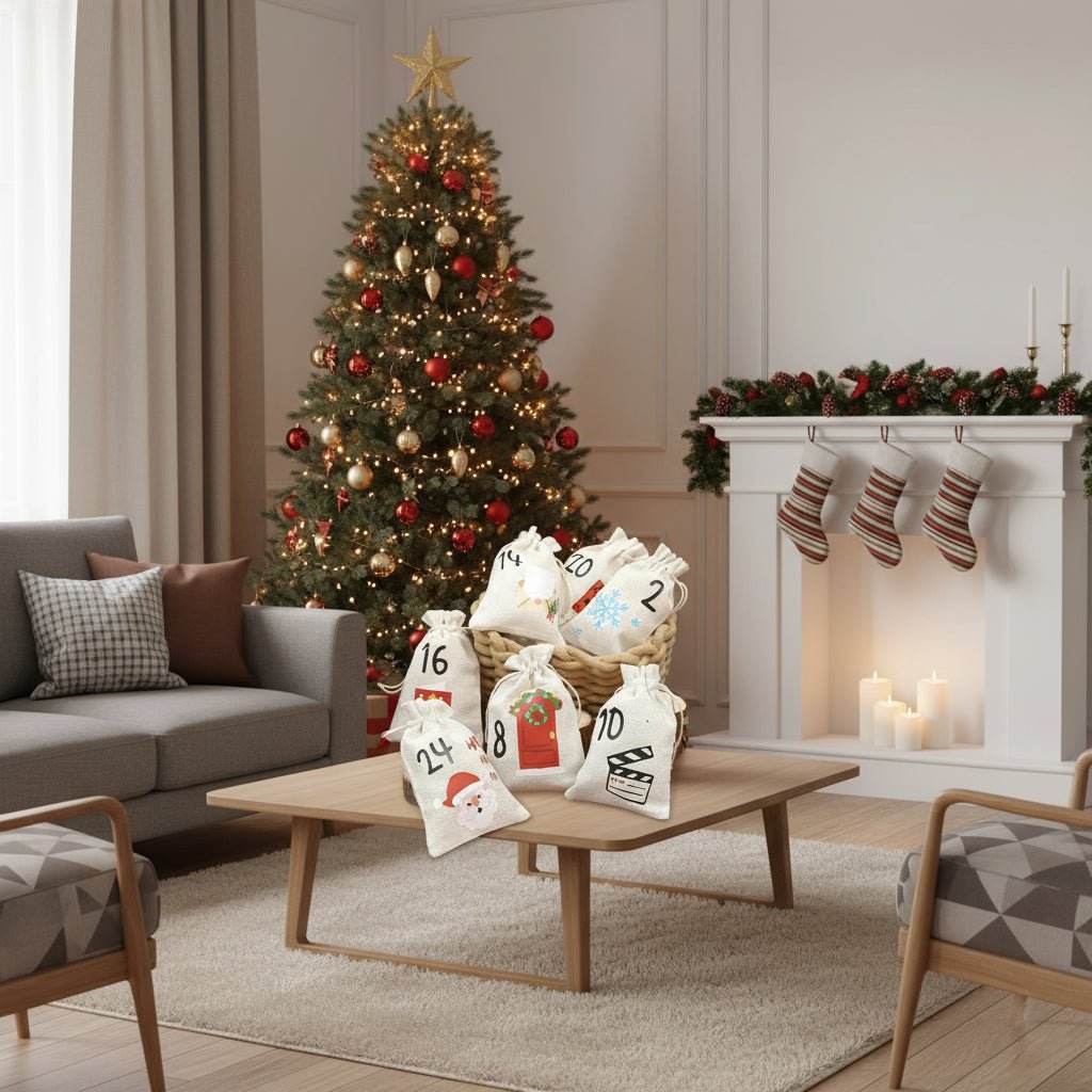 24 Advent Gift Bags for Sweet Surprises