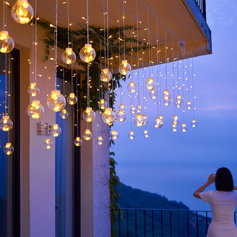 3.0m Wishing Ball Decorative LED String Lights, Perfect for Christmas & Holidays