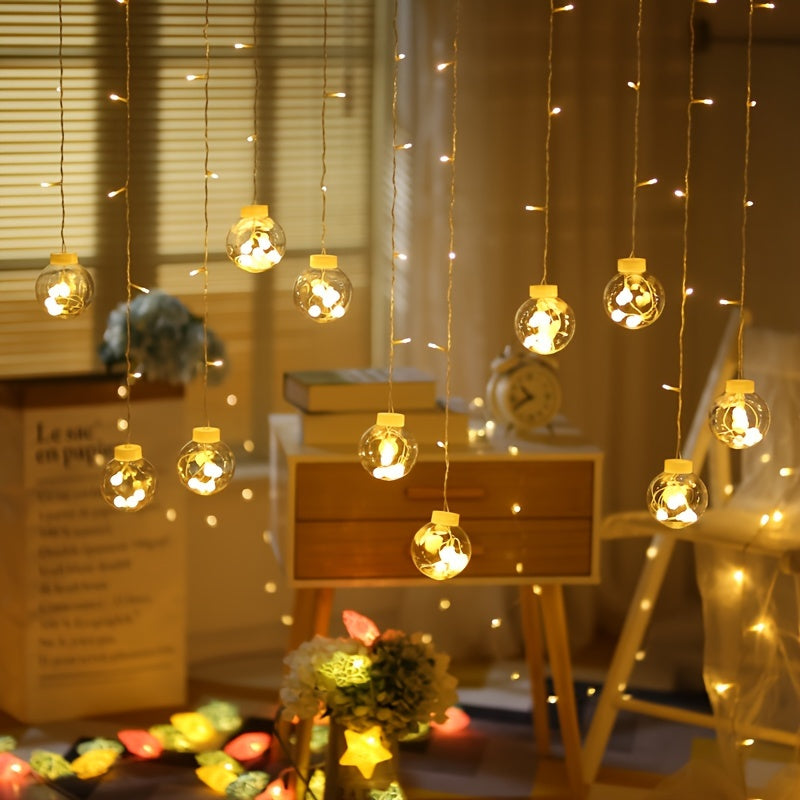 3.0m Wishing Ball Decorative LED String Lights, Perfect for Christmas & Holidays