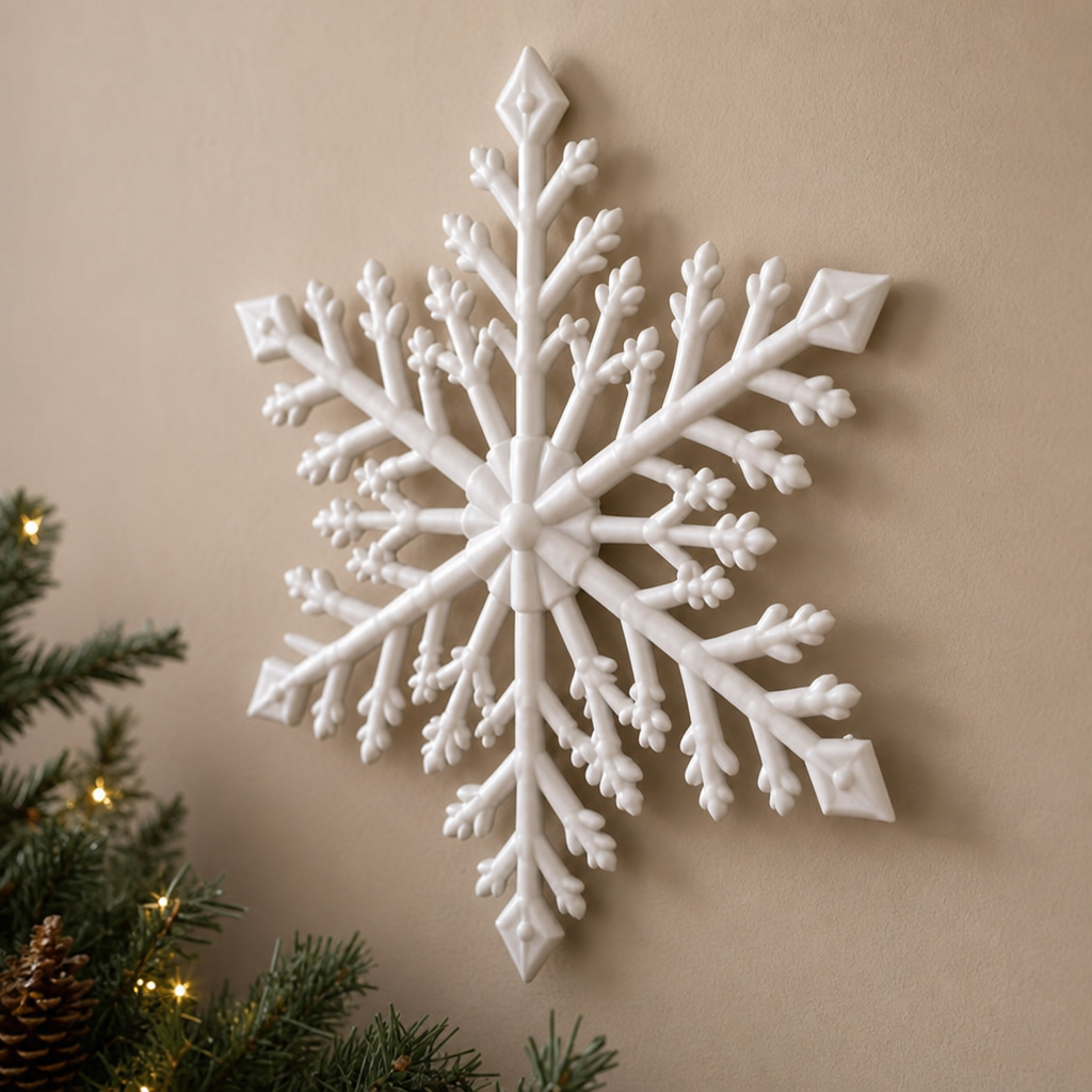 3D Glow-in-the-Dark Snowflake Wall Stickers