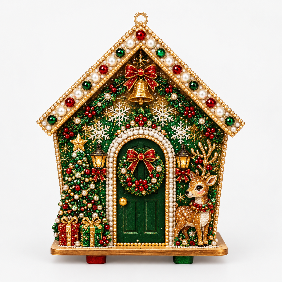 3D Pearl Gingerbread House Craft Kit