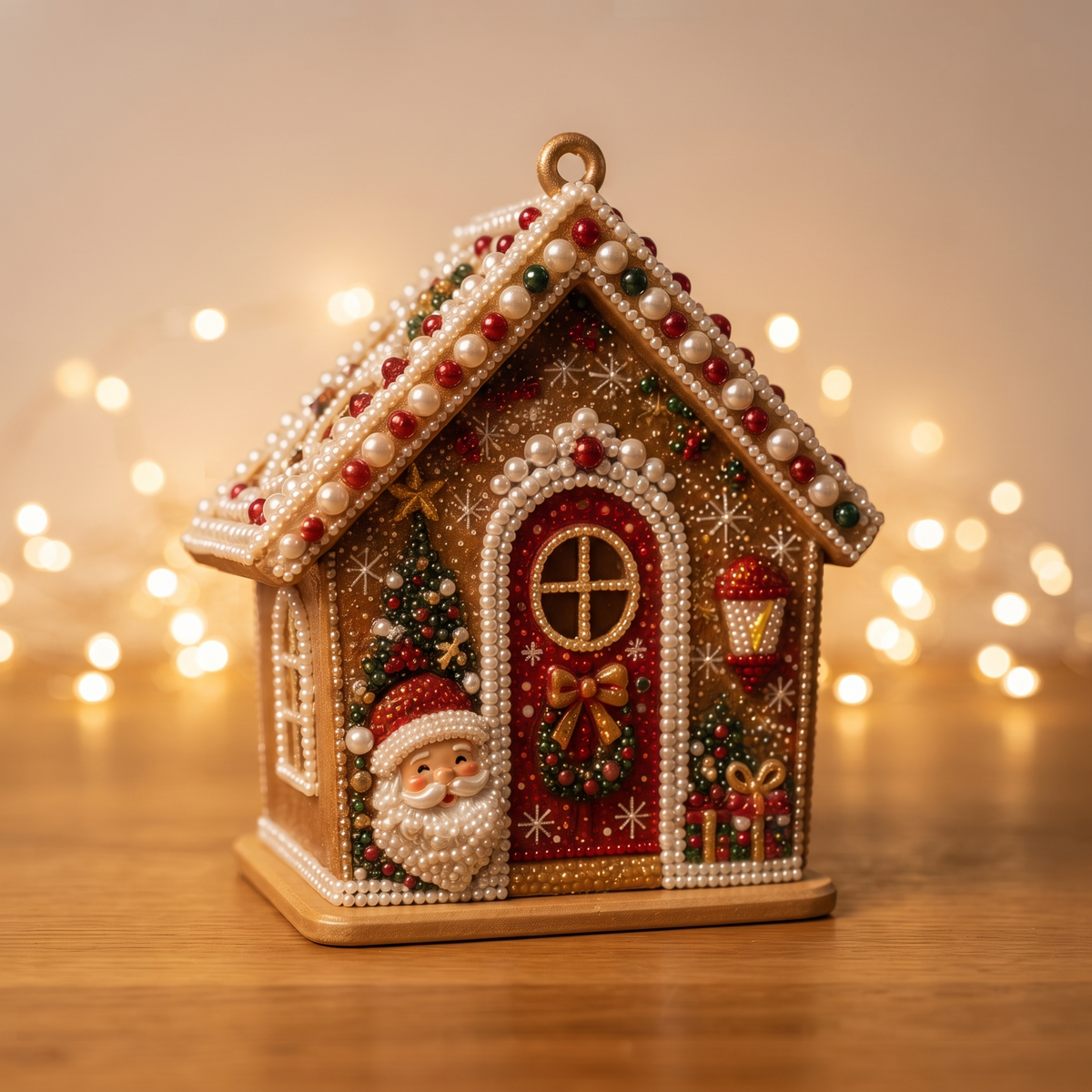 3D Pearl Gingerbread House Craft Kit