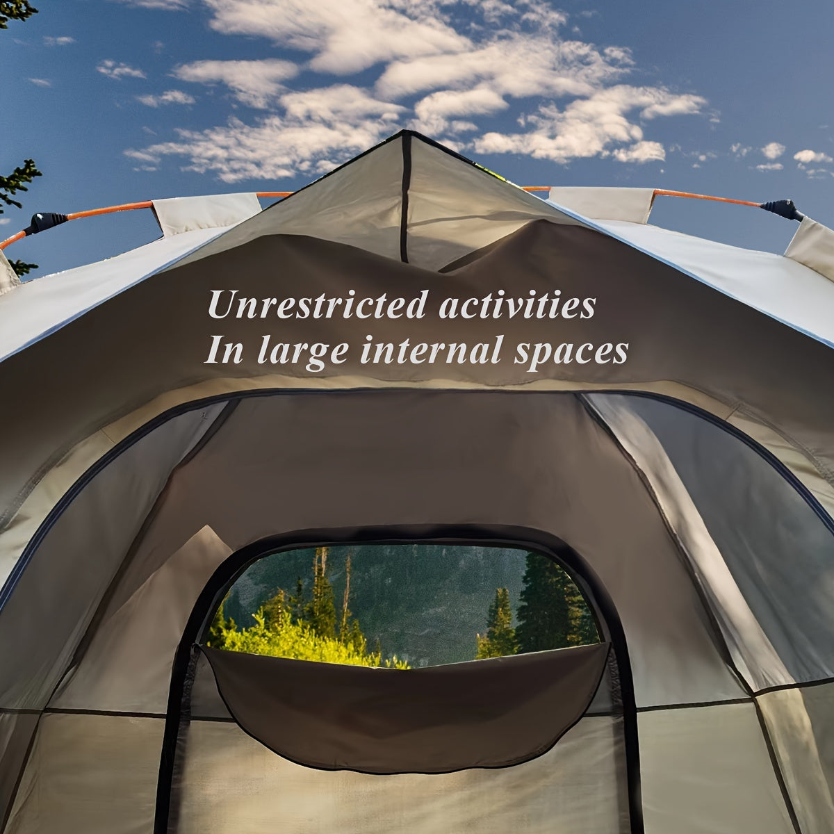 4-Person Pop-Up Tent with UV Protection – Instant Setup Camping Shelter