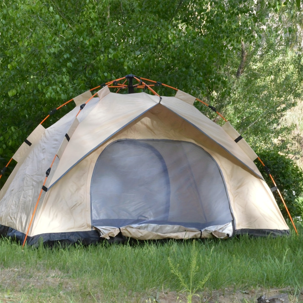 4-Person Pop-Up Tent with UV Protection – Instant Setup Camping Shelter