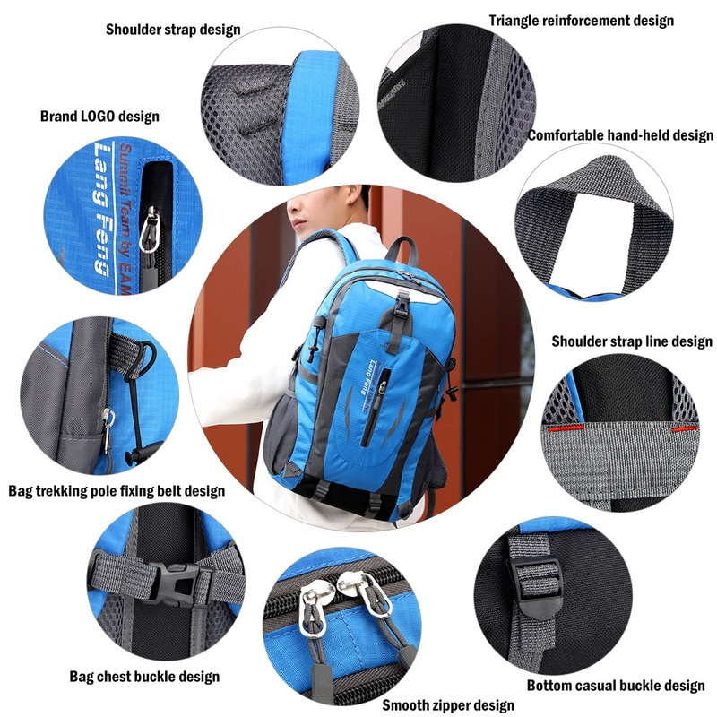 40L Waterproof Hiking & Travel Backpack