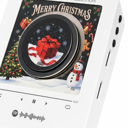 9-Song Musical Christmas Vinyl-Look Fridge Magnet Set