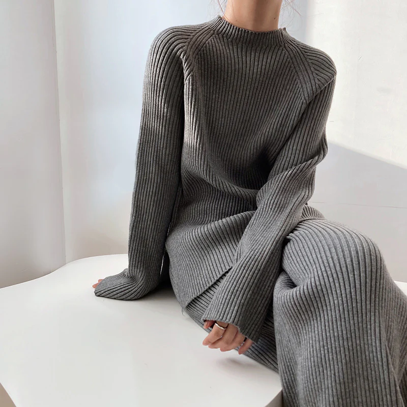 Image of Aimee | Women's Wide Leg Two-Piece Set