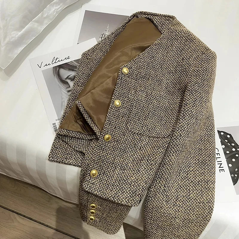 Image of Alison | Women's Cropped Button-Front Jacket