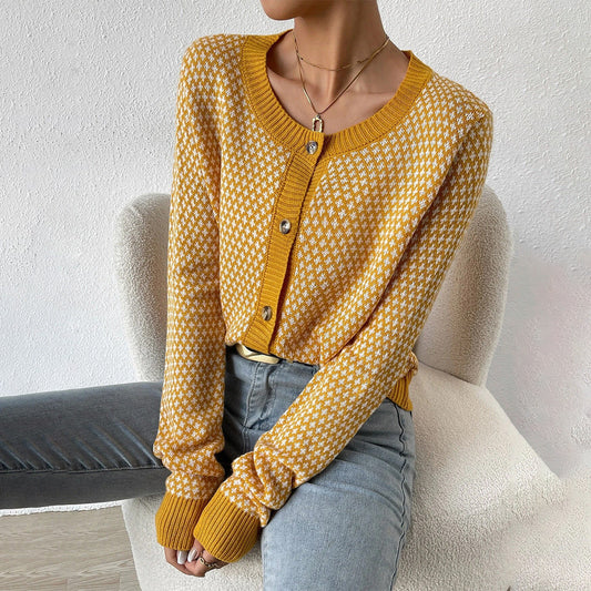 Image of Amanda | Women's Button-Front Long Sleeve Cardigan