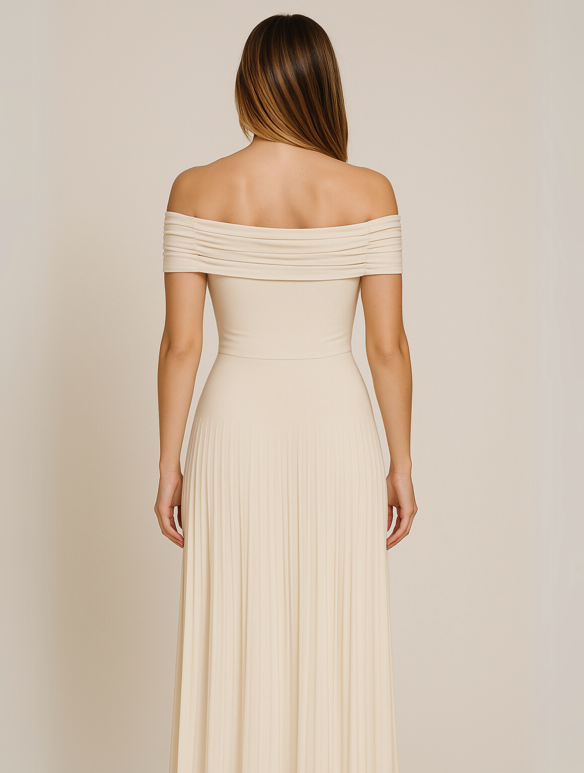 Image of Amy | Women's Off-Shoulder Maxi Dress