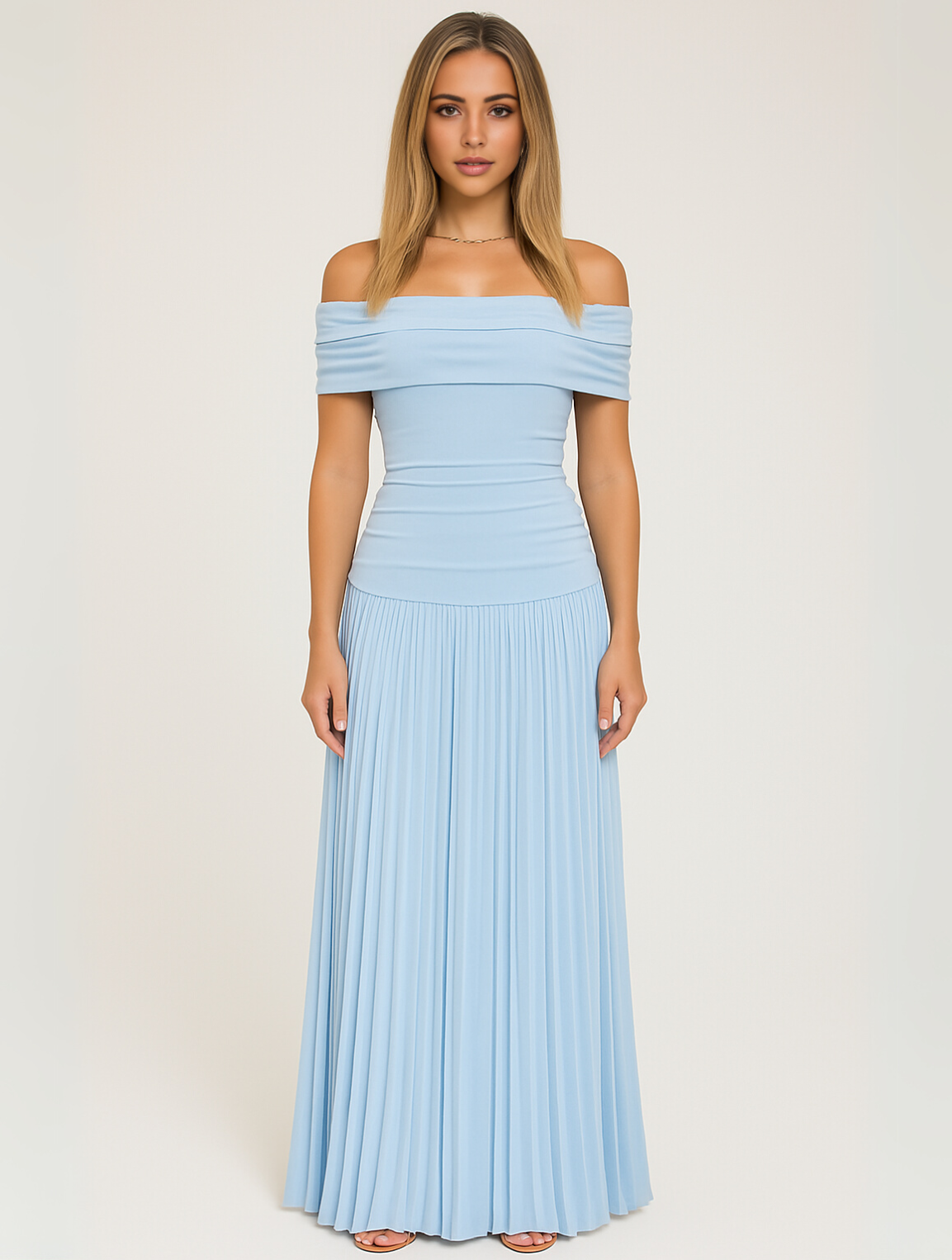 Image of Amy | Women's Off-Shoulder Maxi Dress