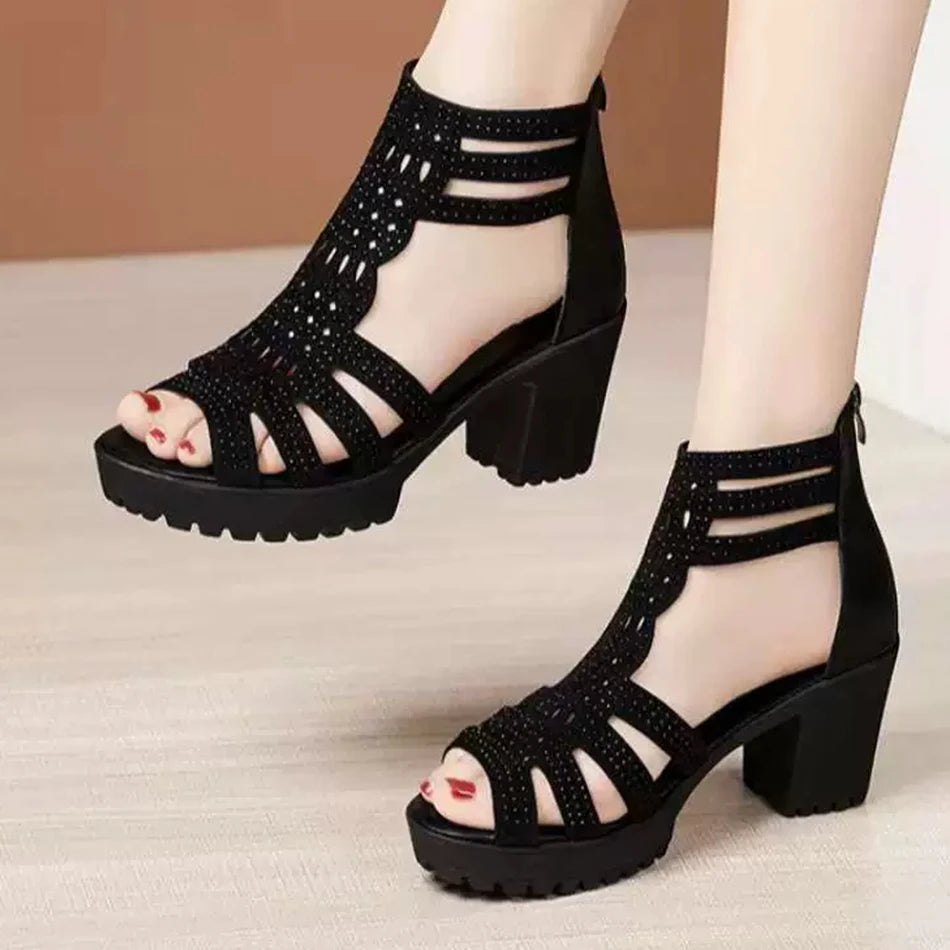 Angela | Women's Strappy Heel Sandals - Image 1