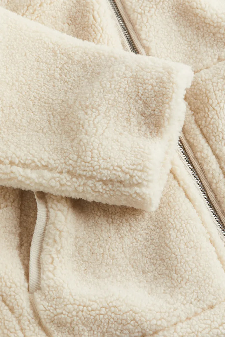 Image of Ann | Women's Teddy Zip-Up Coat