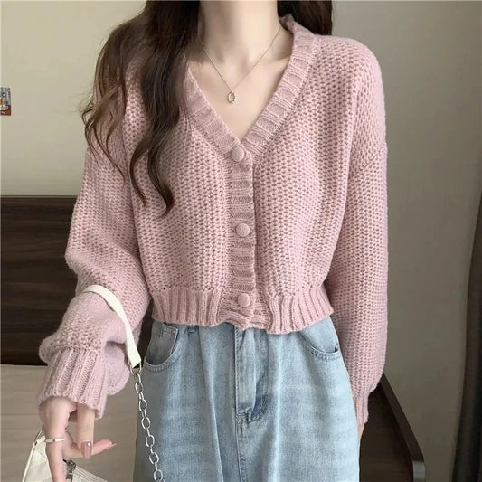 Anne | Women's V-Neck Fitted Cardigan - Image 5