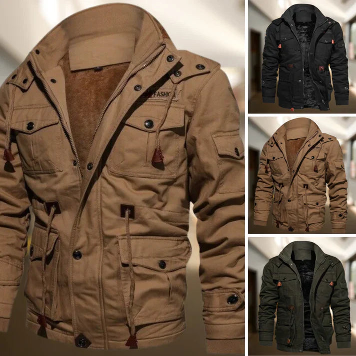 Image of Anthony | Men's Hooded Military Jacket