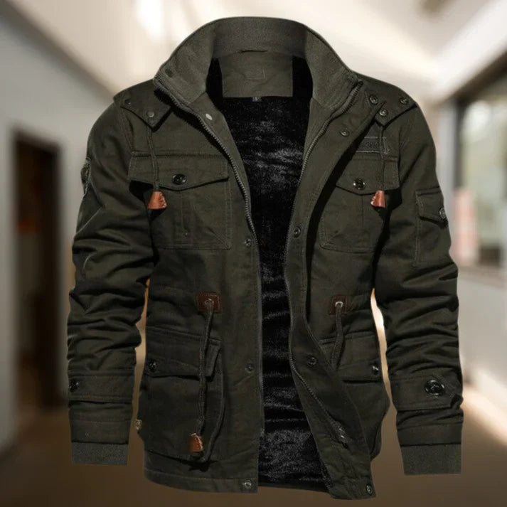 Image of Anthony | Men's Hooded Military Jacket