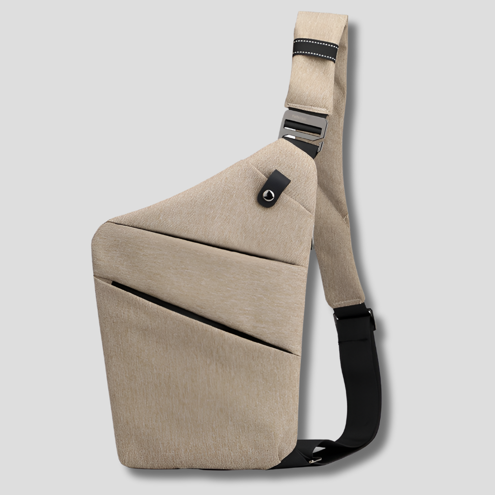 Anti-Theft Sling Bag with Hidden Zip
