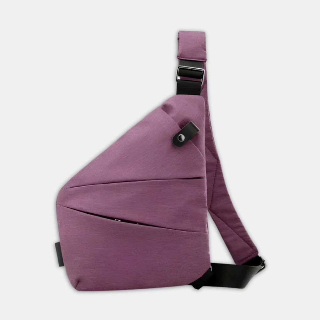 Anti-Theft Sling Bag with Hidden Zip