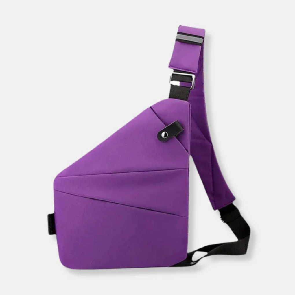 Anti-Theft Sling Bag with Hidden Zip
