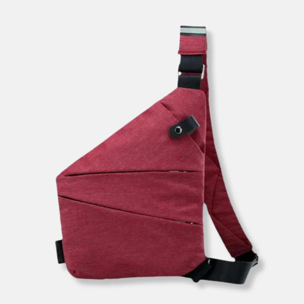 Anti-Theft Sling Bag with Hidden Zip