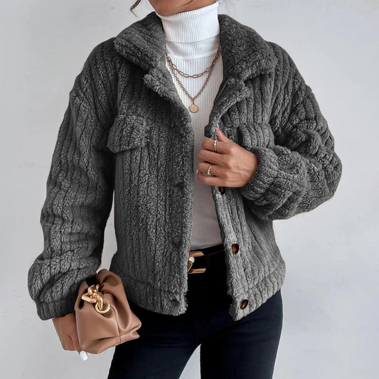 Image of April | Women's Button-Down Relaxed Fit Jacket