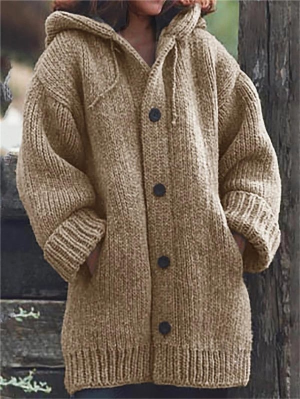 Image of Ariel | Women's Hooded Oversized Cardigan