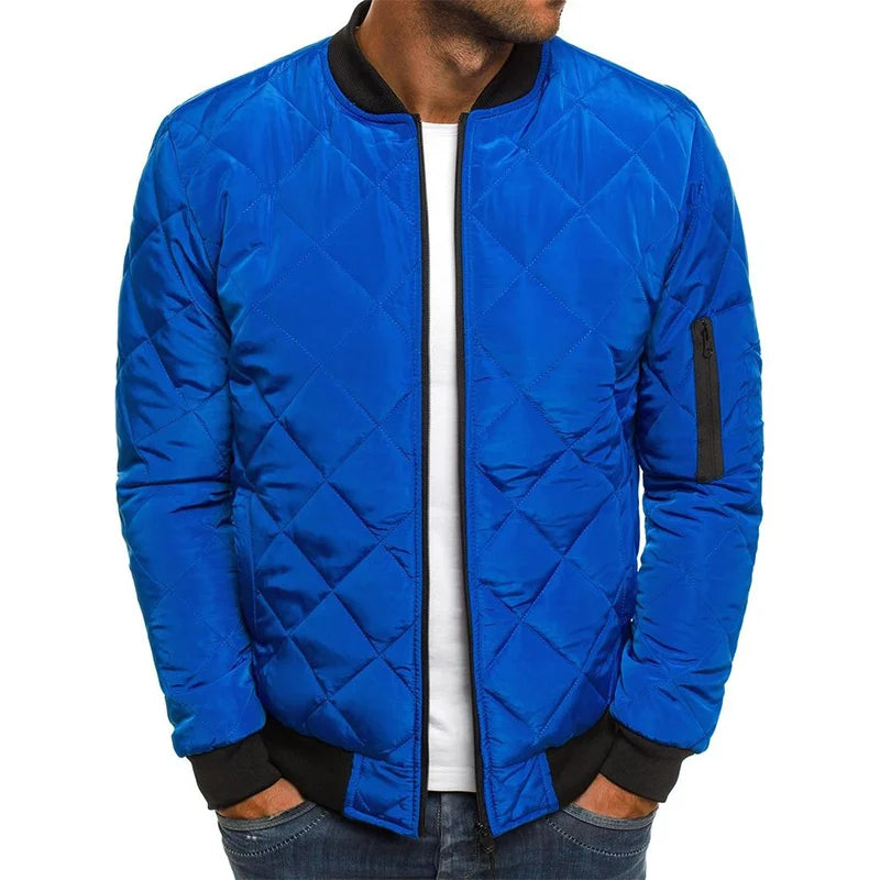 Image of Arlo | Men's Quilted Bomber Jacket