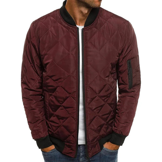 Image of Arlo | Men's Quilted Bomber Jacket