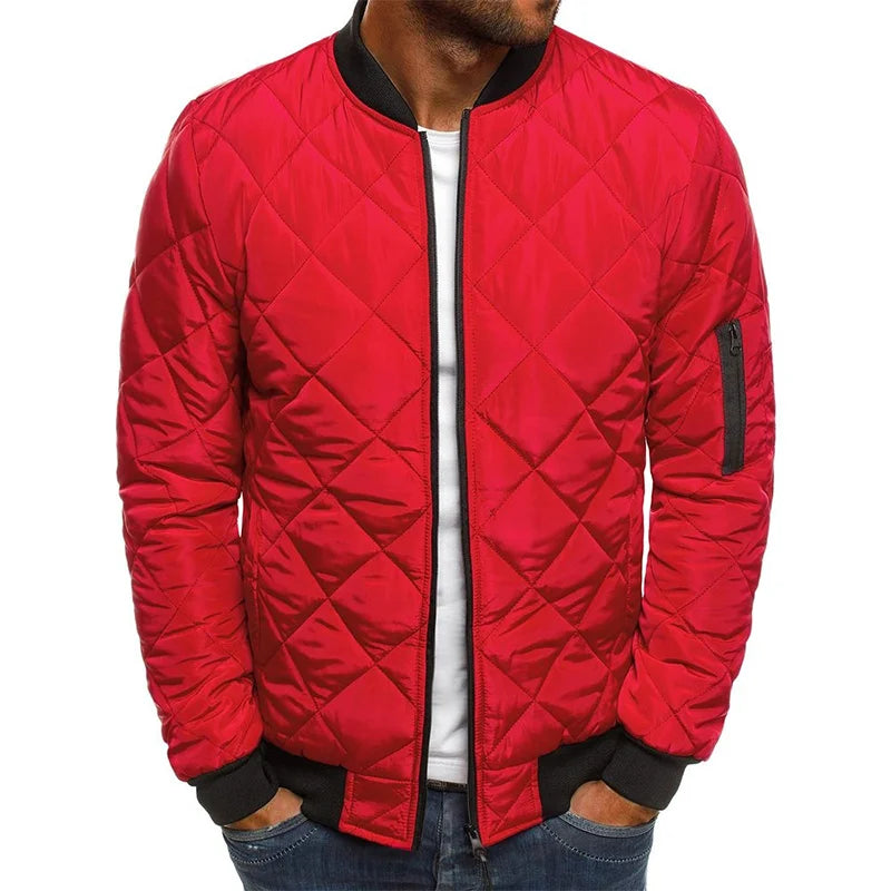Image of Arlo | Men's Quilted Bomber Jacket