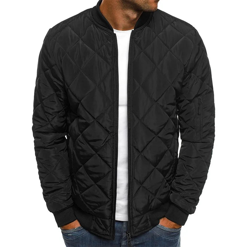 Image of Arlo | Men's Quilted Bomber Jacket