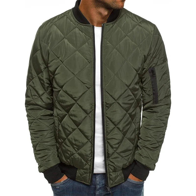 Image of Arlo | Men's Quilted Bomber Jacket