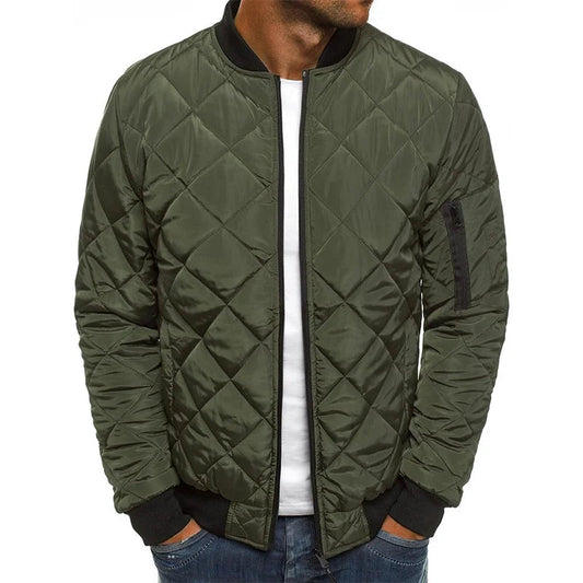 Image of Arlo | Men's Quilted Bomber Jacket