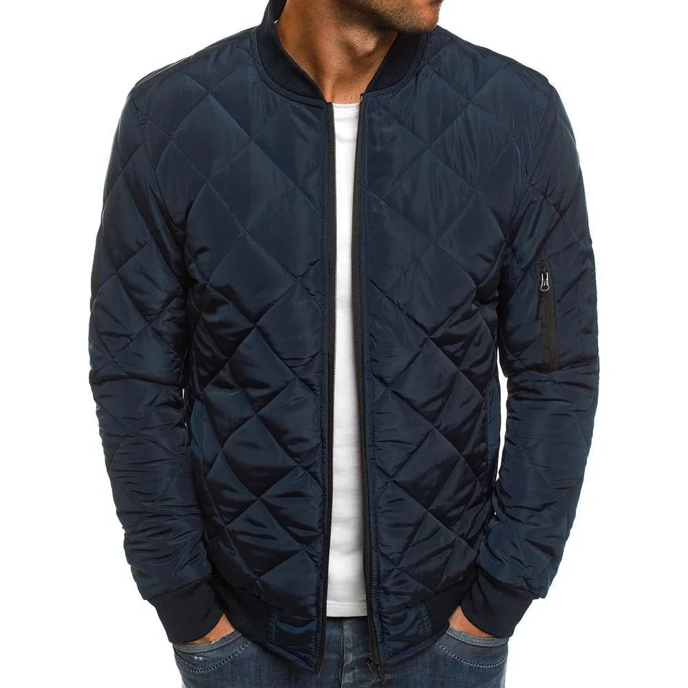Image of Arlo | Men's Quilted Bomber Jacket