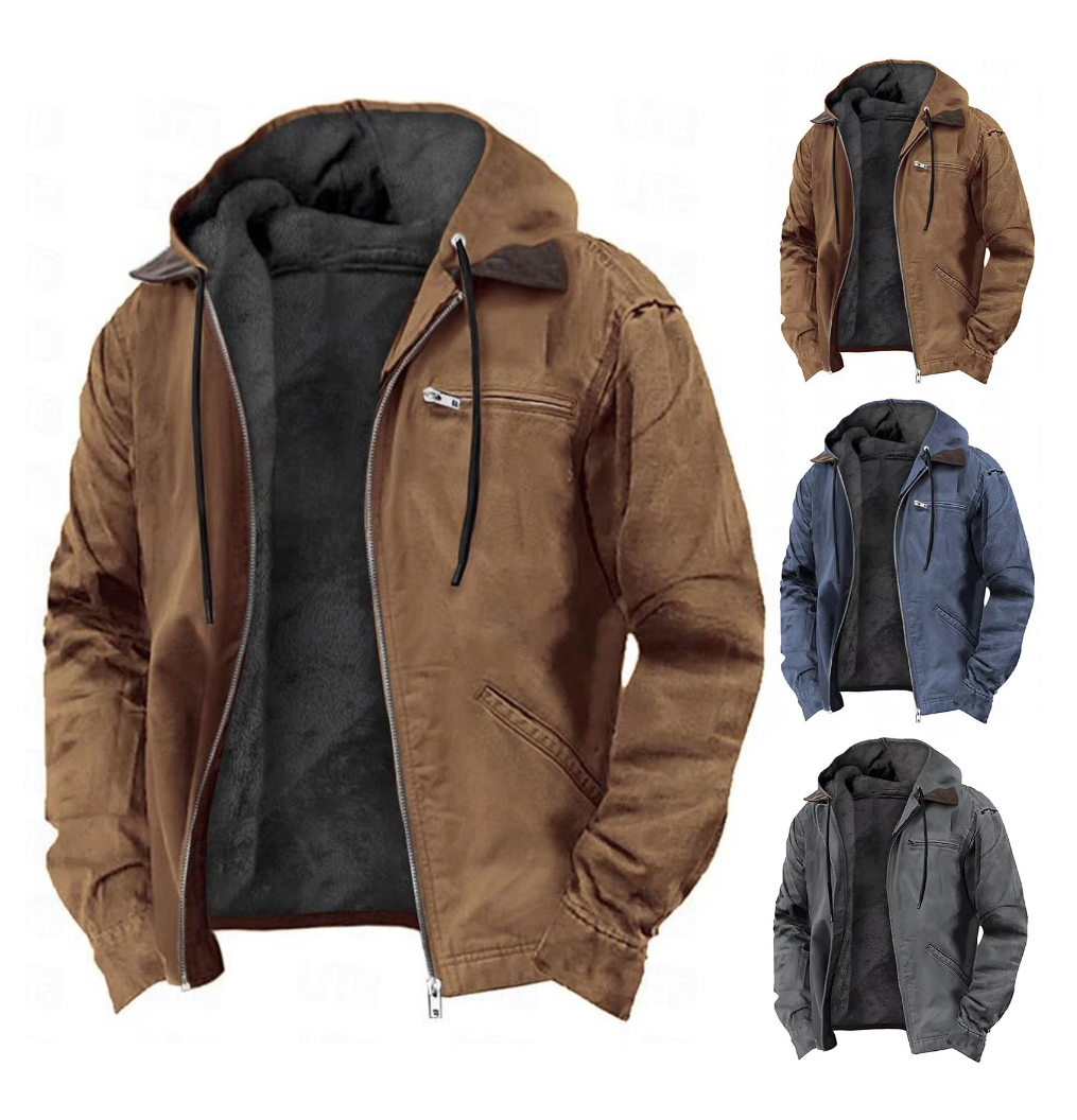 Image of Arthur | Men's Hooded Full Zip Jacket