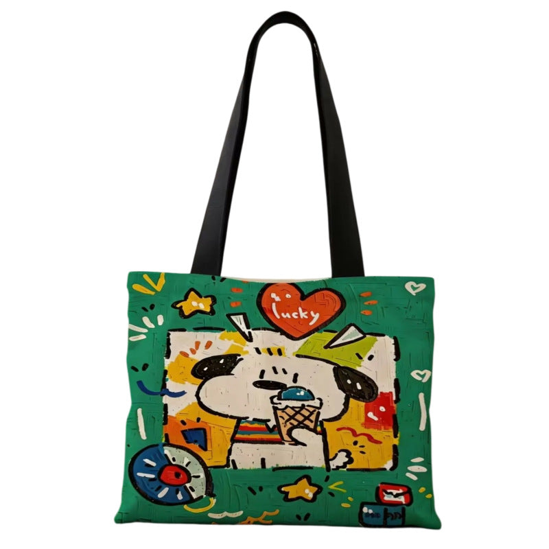 Artistic Canvas Tote Bag
