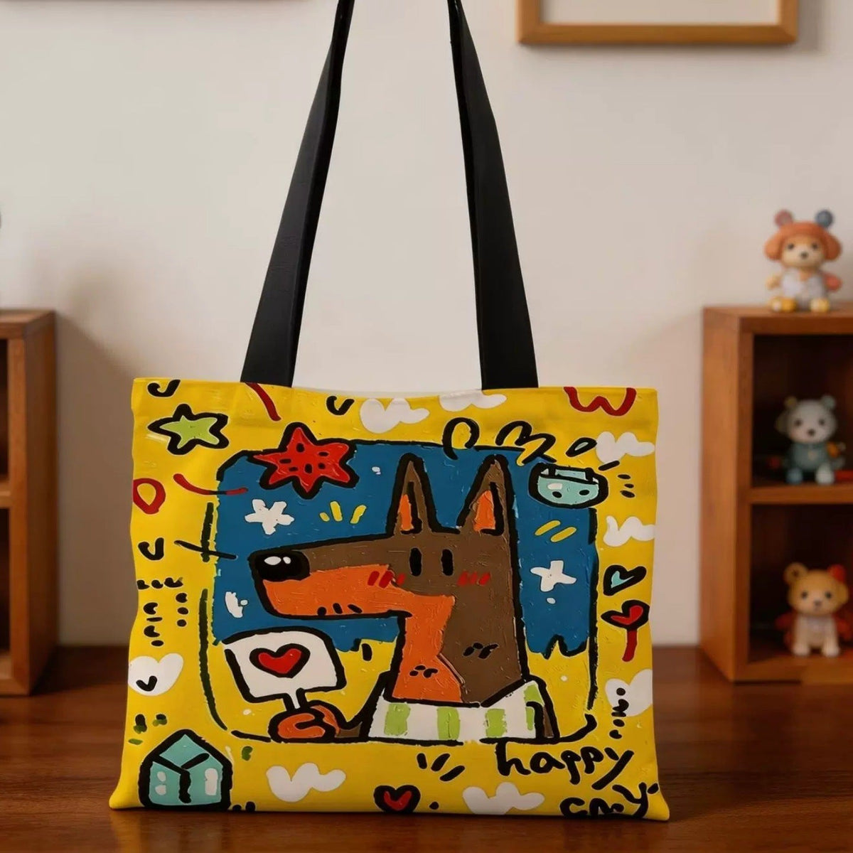 Artistic Canvas Tote Bag